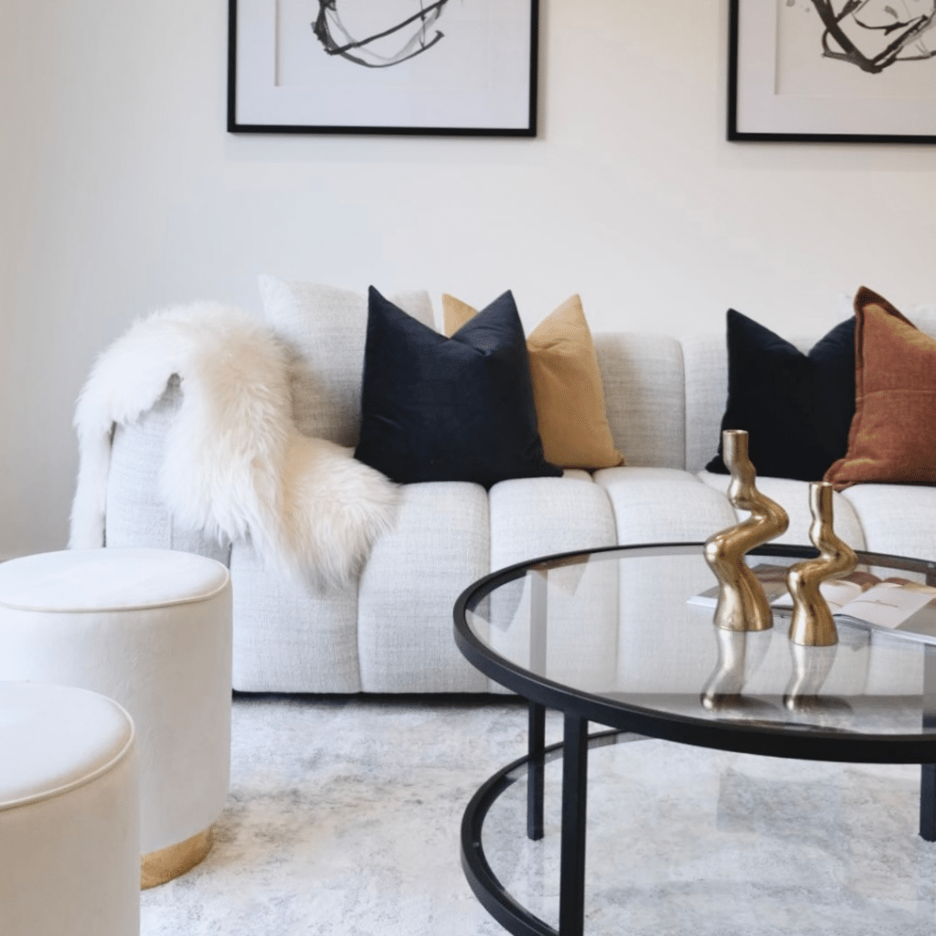 Aria Fabric 3 Seater Sofa