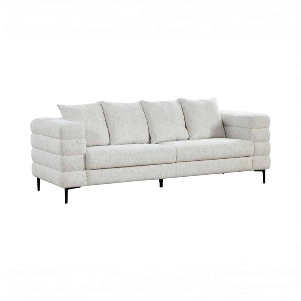 Jasper Fabric 3 Seater Sofa