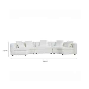 Camille 4 Seater Sofa