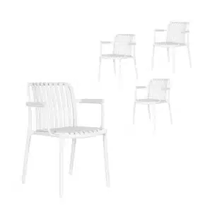 Milo Indoor/Outdoor  Dining Chairs （set of 4)