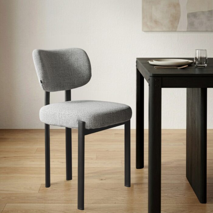 Felix Dining Chair in Grey for Modern Homes
