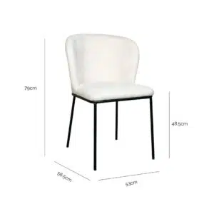 Harper Fabric Dining Chairs