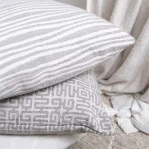 Soft and comfortable cushion 55cm with feather filling