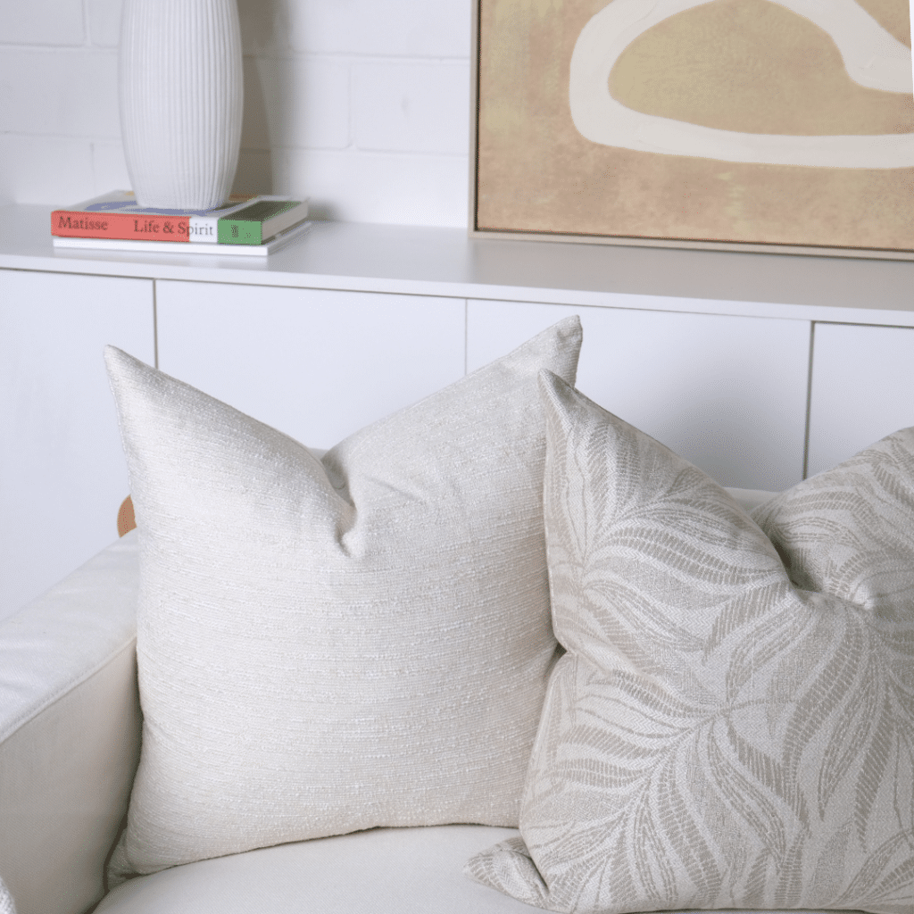 Soft and comfortable cushion 55cm with feather filling