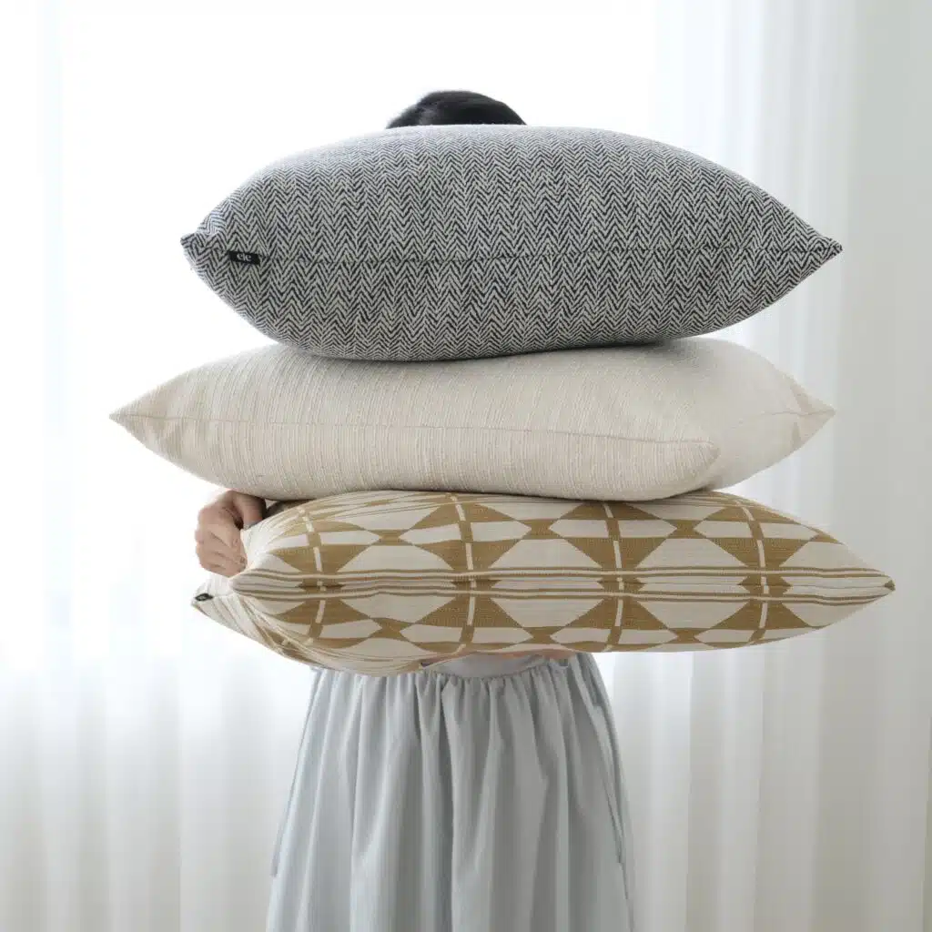 Cushion 55cm in neutral colors for versatile home decor