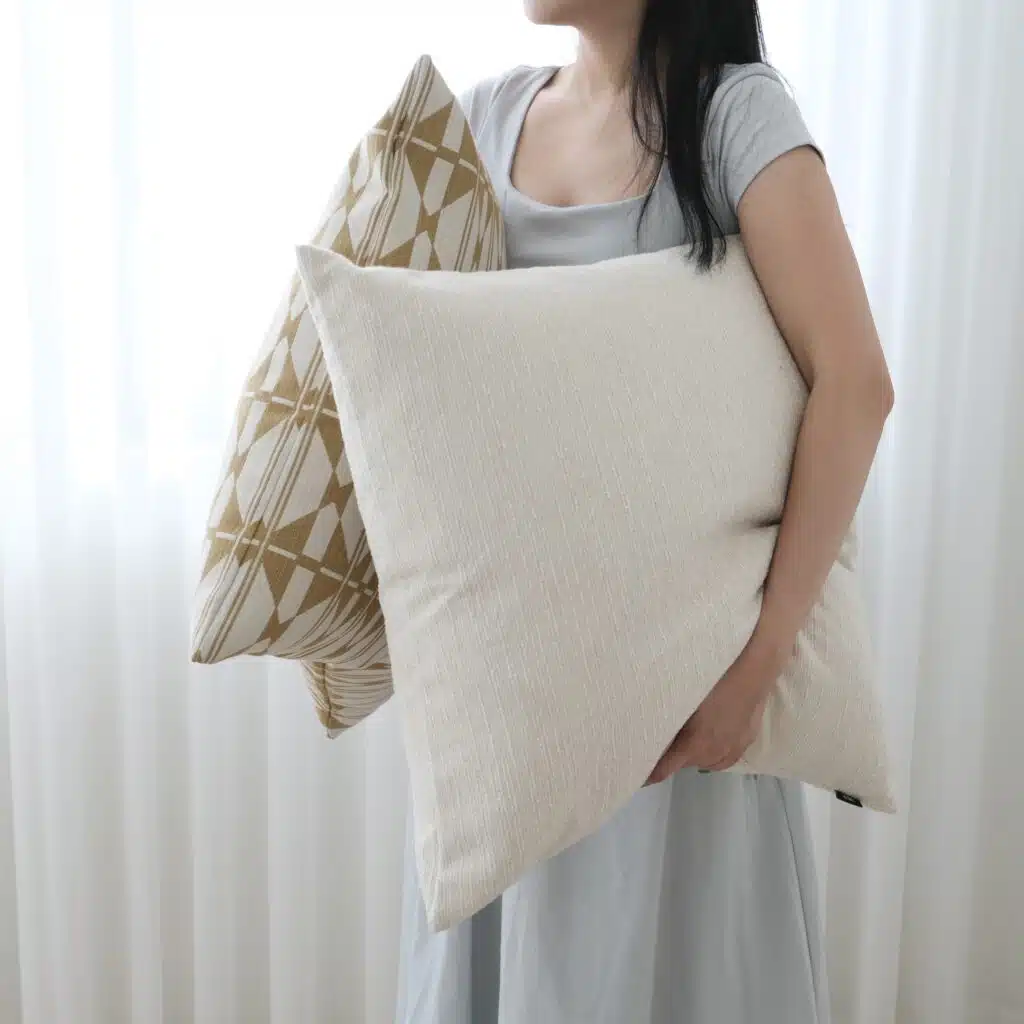 Cushion 55cm in neutral colors for versatile home decor
