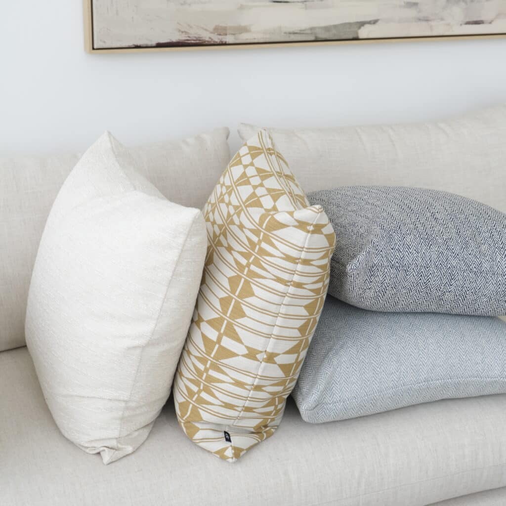 Cushion 55cm in neutral colors for versatile home decor