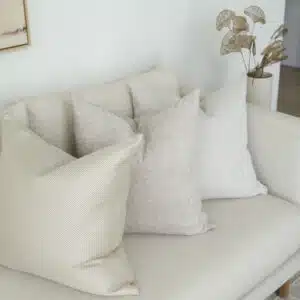 Soft and comfortable cushion 55cm with feather filling