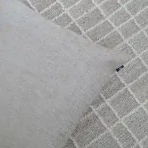 55cm x 55cm cushion with soft feather filling and removable cover