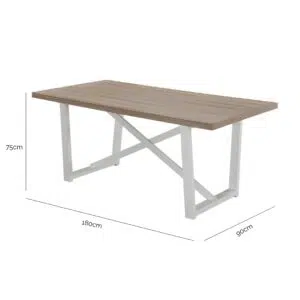 Havana Coasta 180cm Dining Table