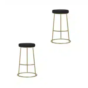 Kylo Velvet Bar Stools (set of 2)