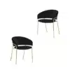 velvet dining chairs