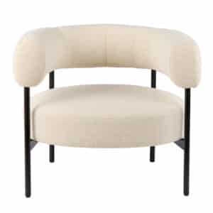 Alba Boucle Armchair Cream