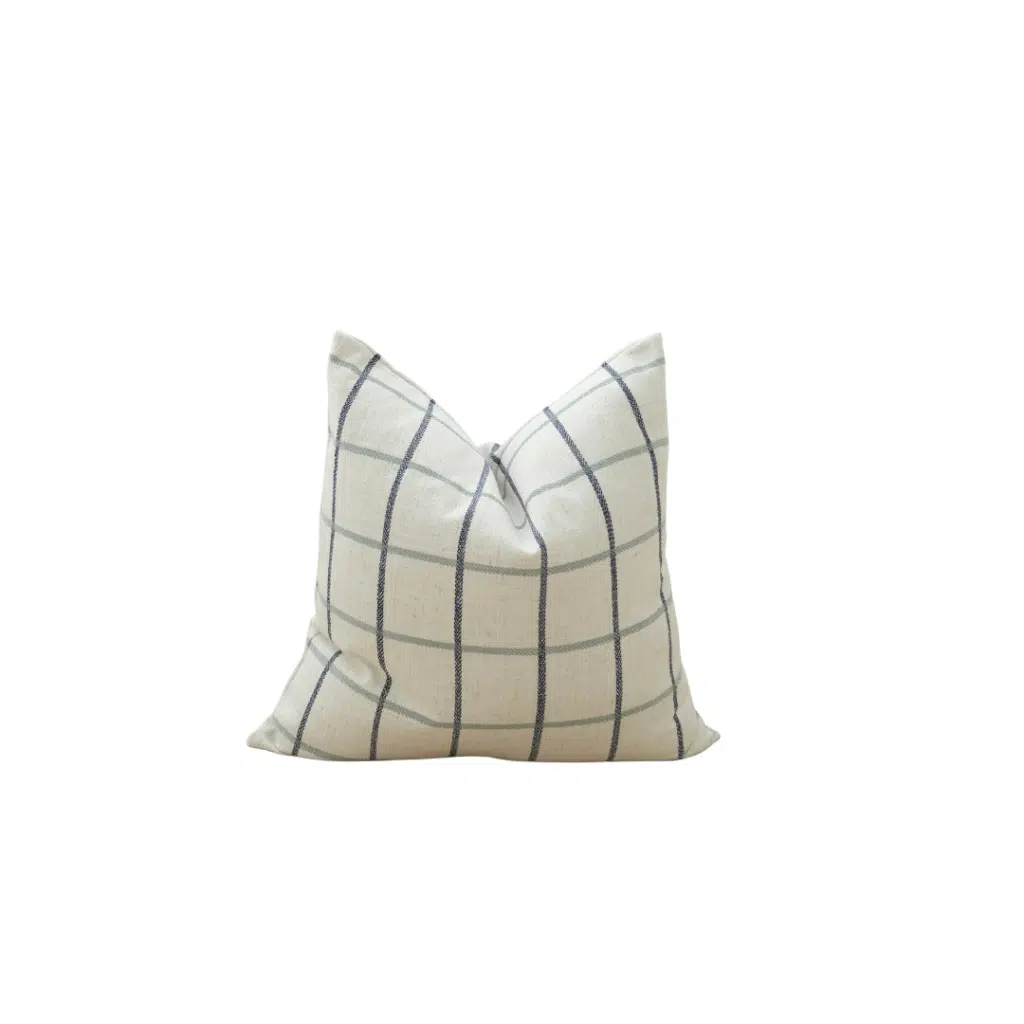 55cm cushion with soft feather filling and removable cover