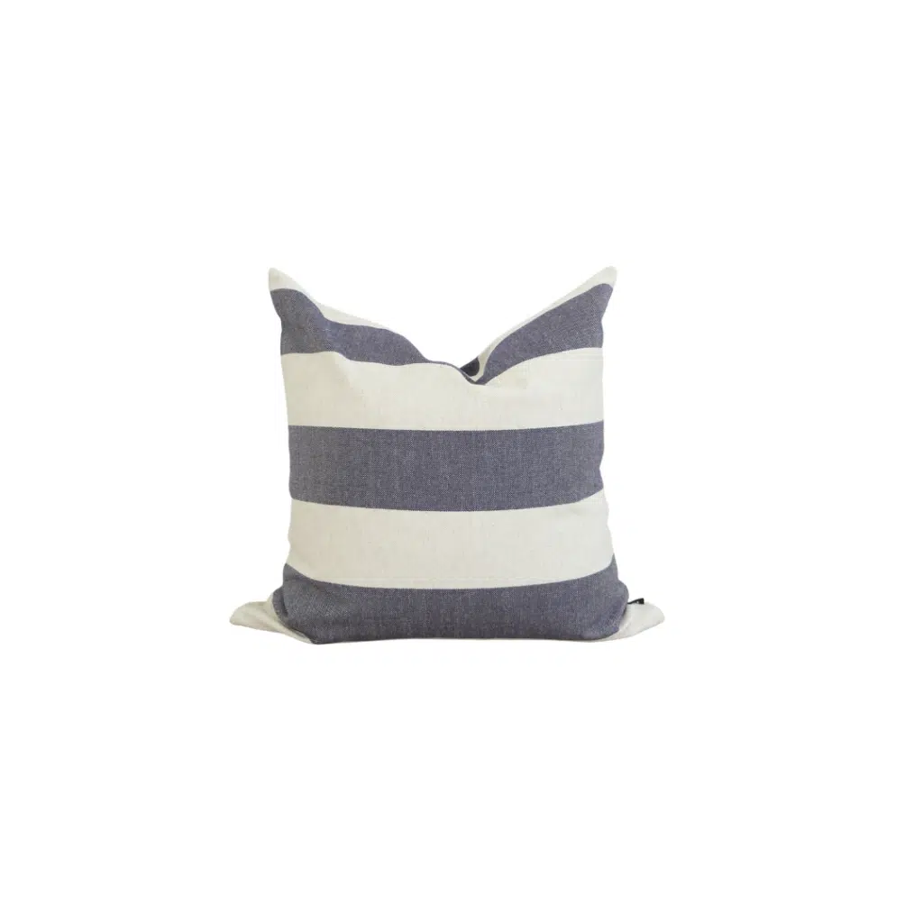 55cm cushion with soft feather filling and removable cover