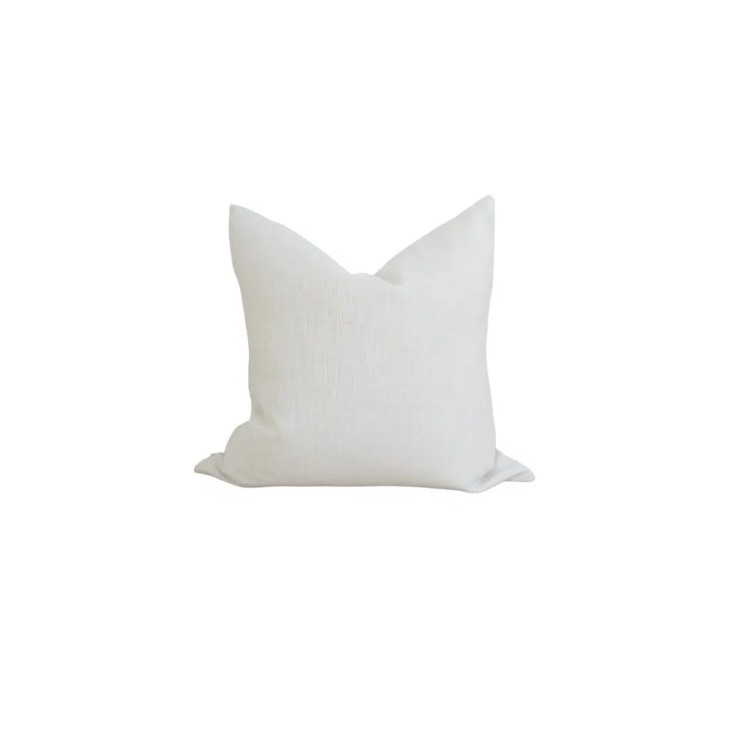 55cm cushion with soft feather filling and removable cover
