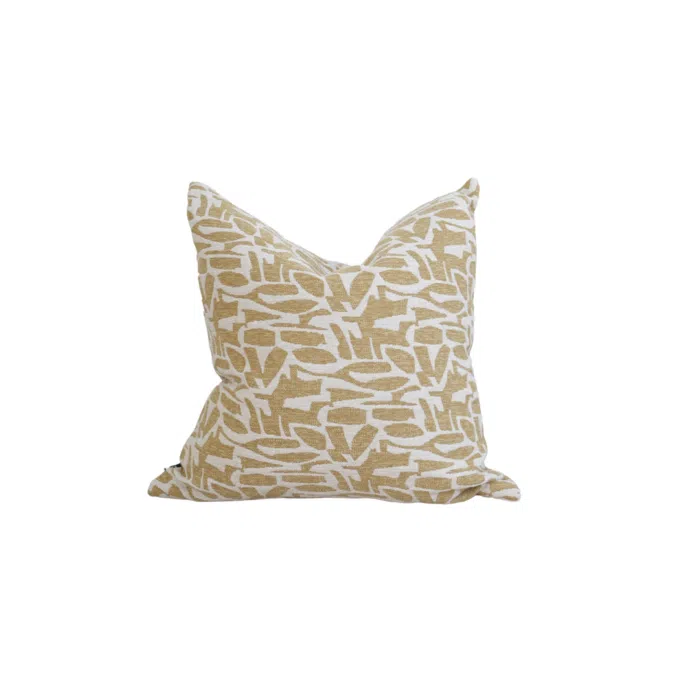 Ella Cushion 55cm – Yellow / Natural