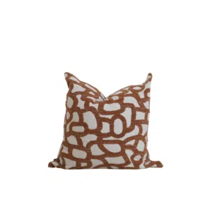 55cm cushion with soft feather filling and removable cover