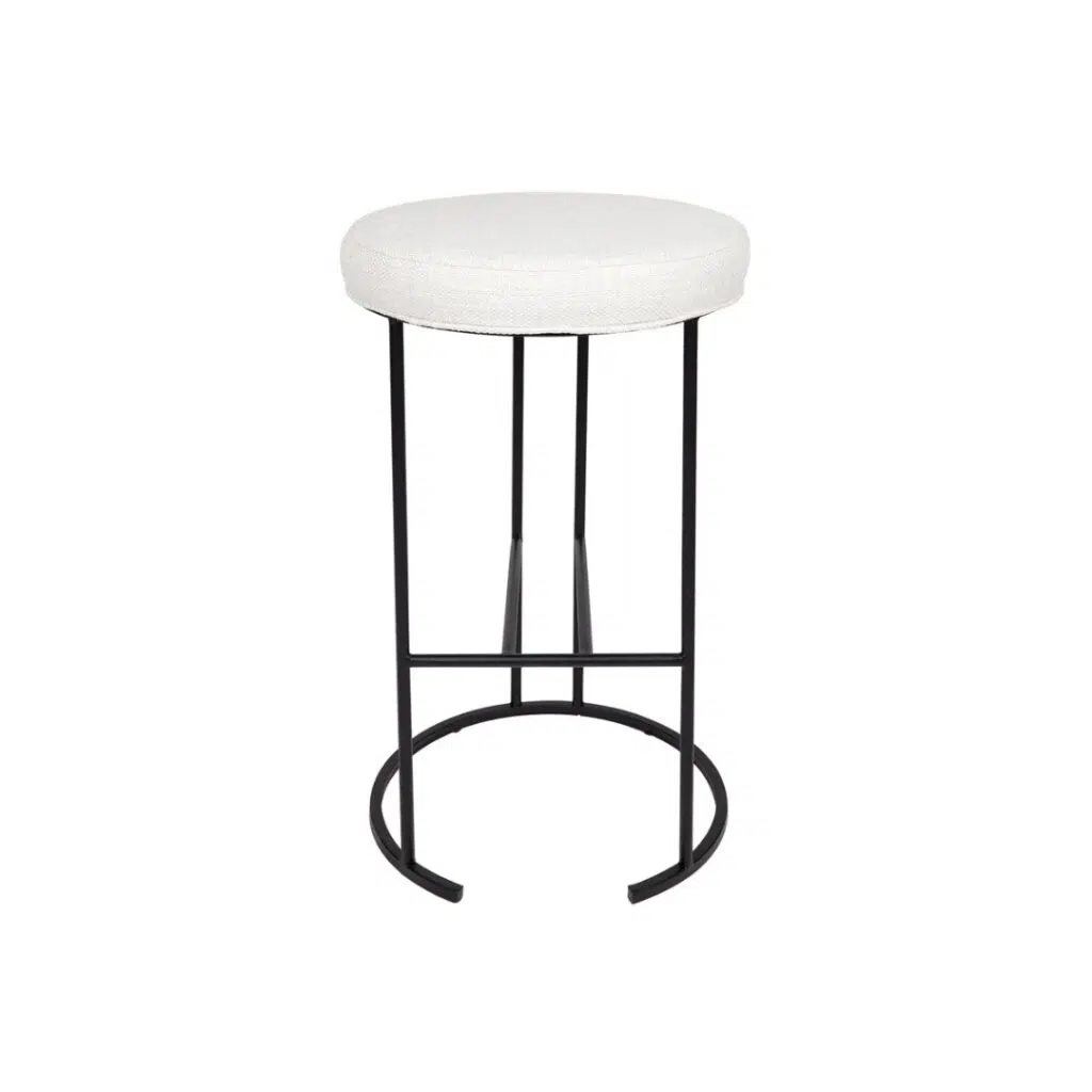 Blackley Black Iron Kitchen Stool 2