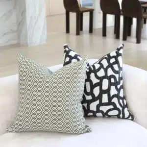 55cm x 55cm cushion with soft feather filling and removable cover for sale