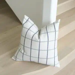 55cm x 55cm cushion with soft feather filling and removable cover