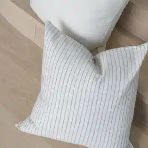 55cm cushion with soft feather filling and removable cover