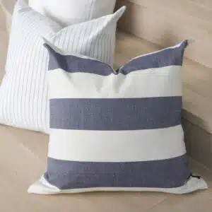 55cm cushion with soft feather filling and removable cover