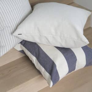 55cm cushion with soft feather filling and removable cover