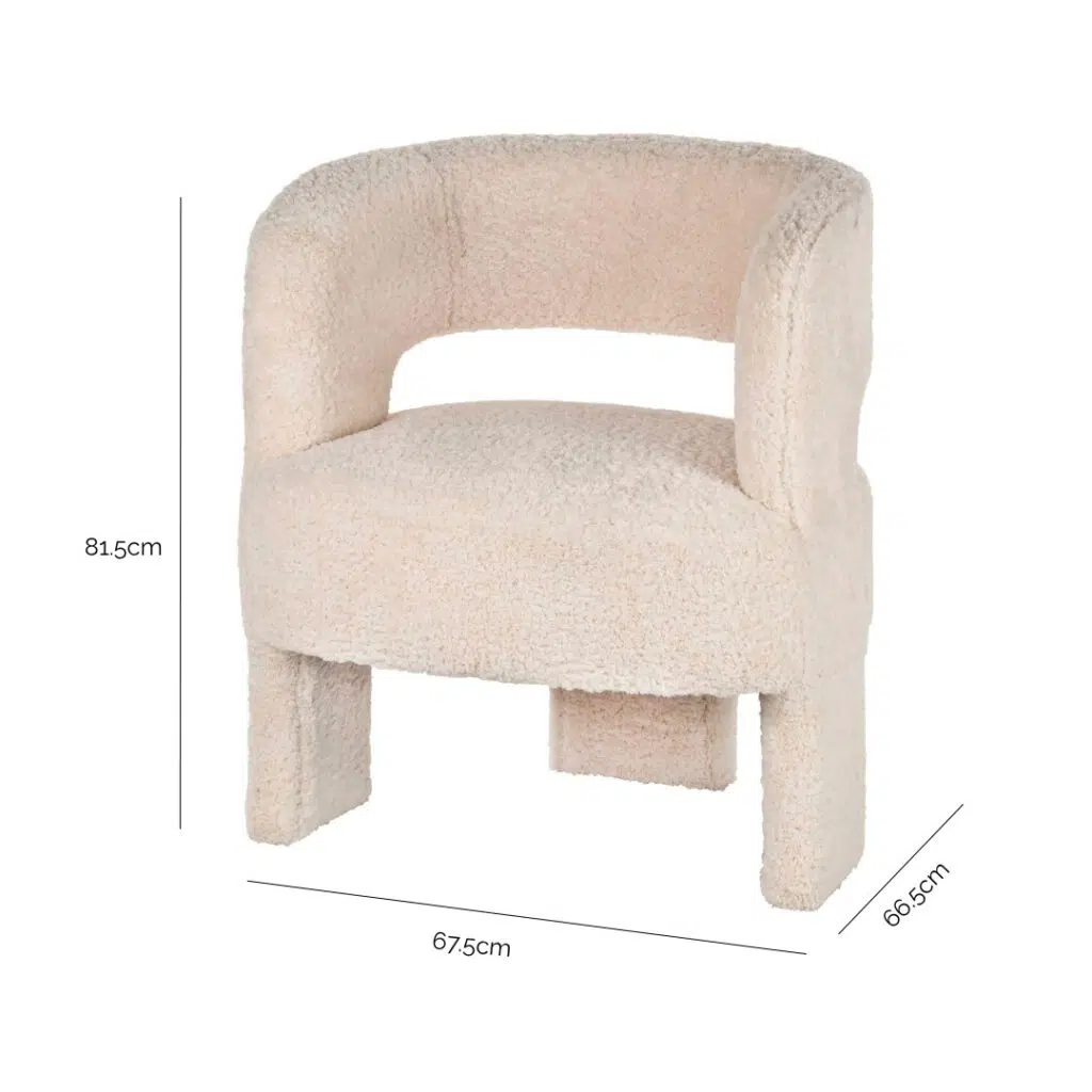Formes Arm Chair Off White