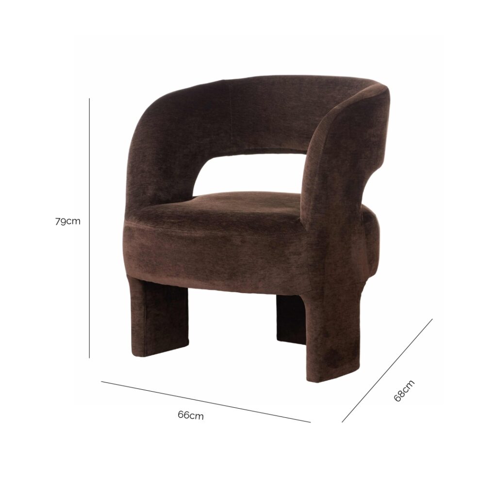 Formes Armchair Brown