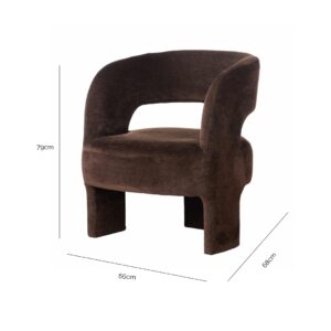 Formes Armchair Brown