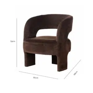 Formes Armchair Brown