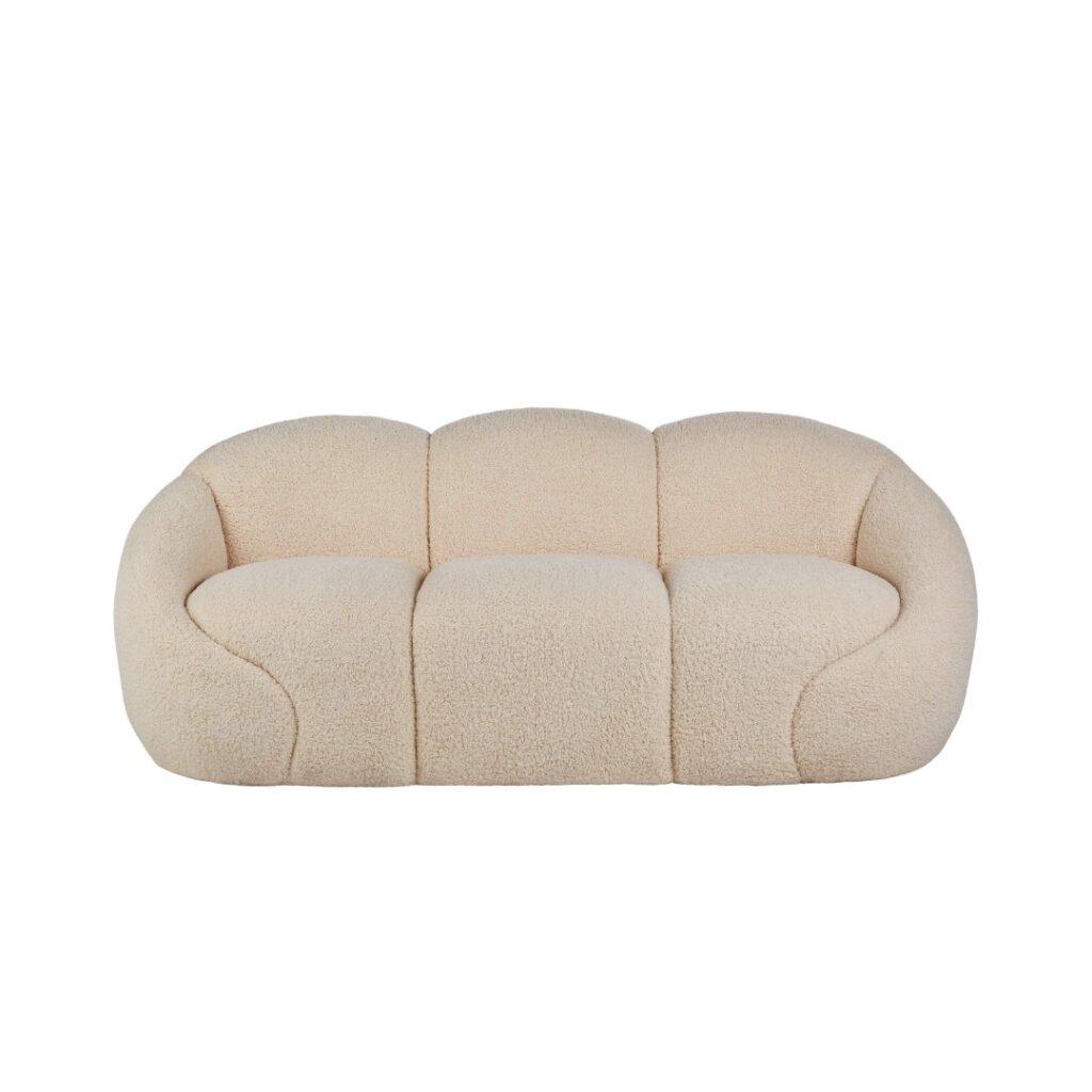 Formes Teddy Bear Curved 3 Seater Sofa