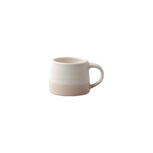 Slow Coffee Style Mug by Kinto – White & Pink Beige 110ml