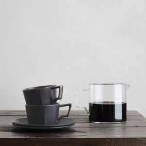 Oct Cup & Saucer by Kinto