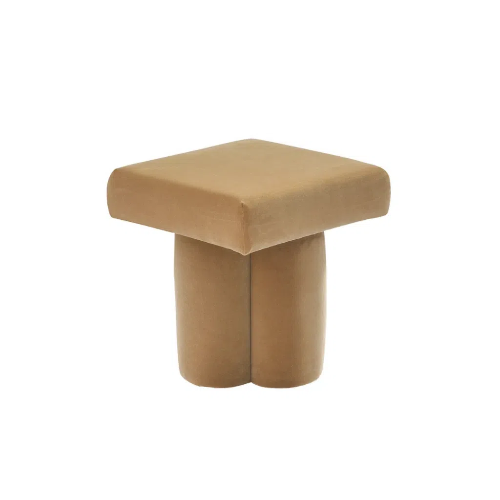 Ace Stool - Ochre Velvet