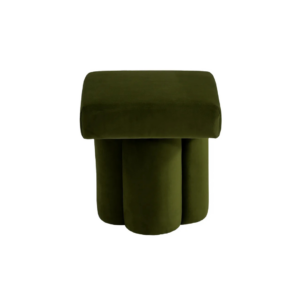 Ace Stool - Olive Velvet