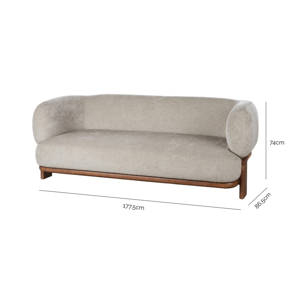 Cailen 2 Seater Sofa Grey