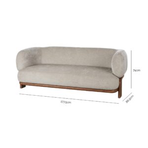 Cailen 2 Seater Sofa Grey
