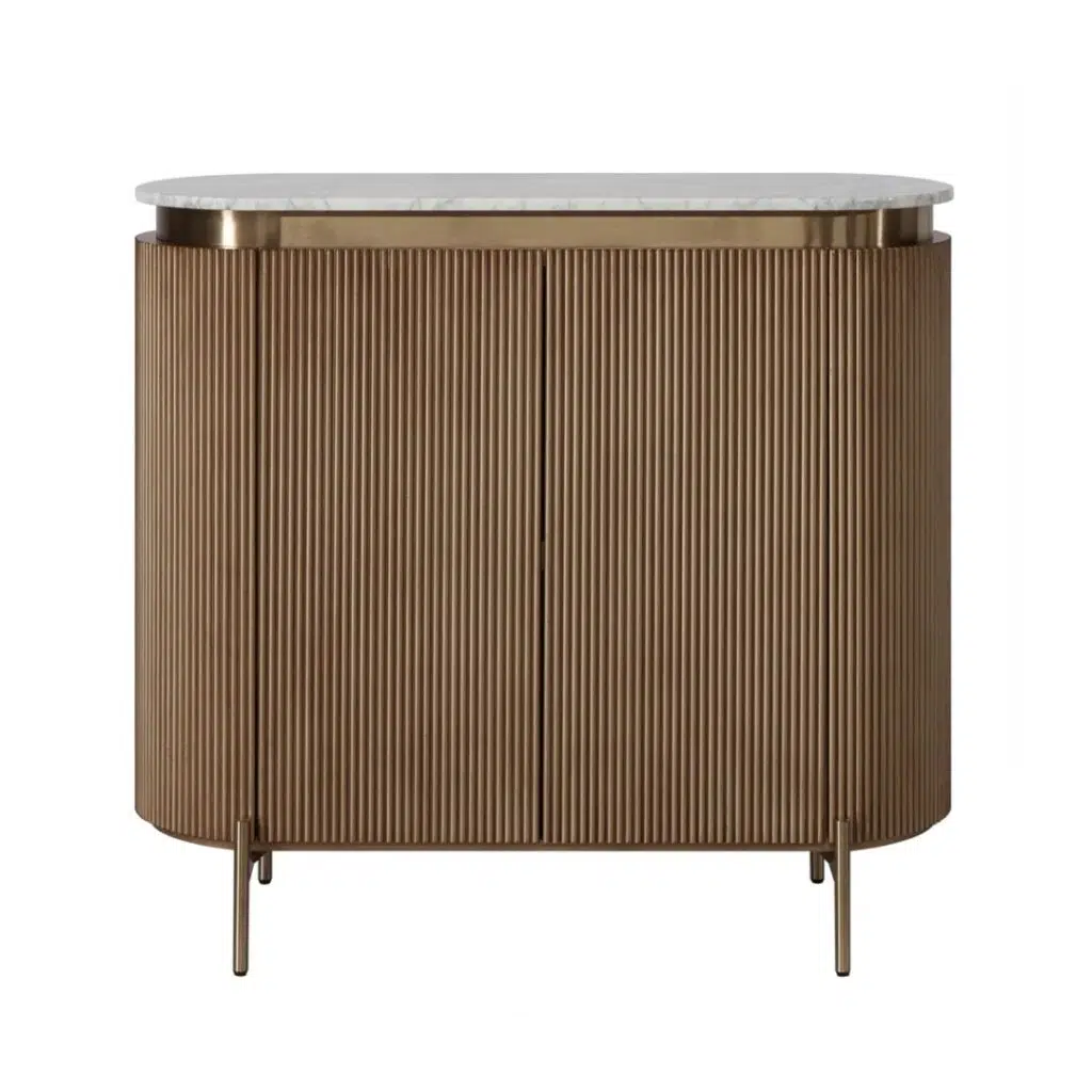 Demarco Cabinet - Antique Gold
