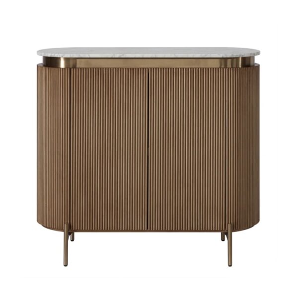 Demarco Cabinet - Antique Gold