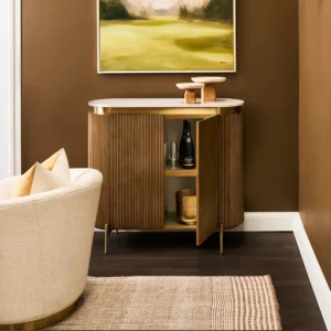 Demarco Cabinet - Antique Gold