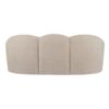 Formes Curved 3 Seater Sofa -Taupe