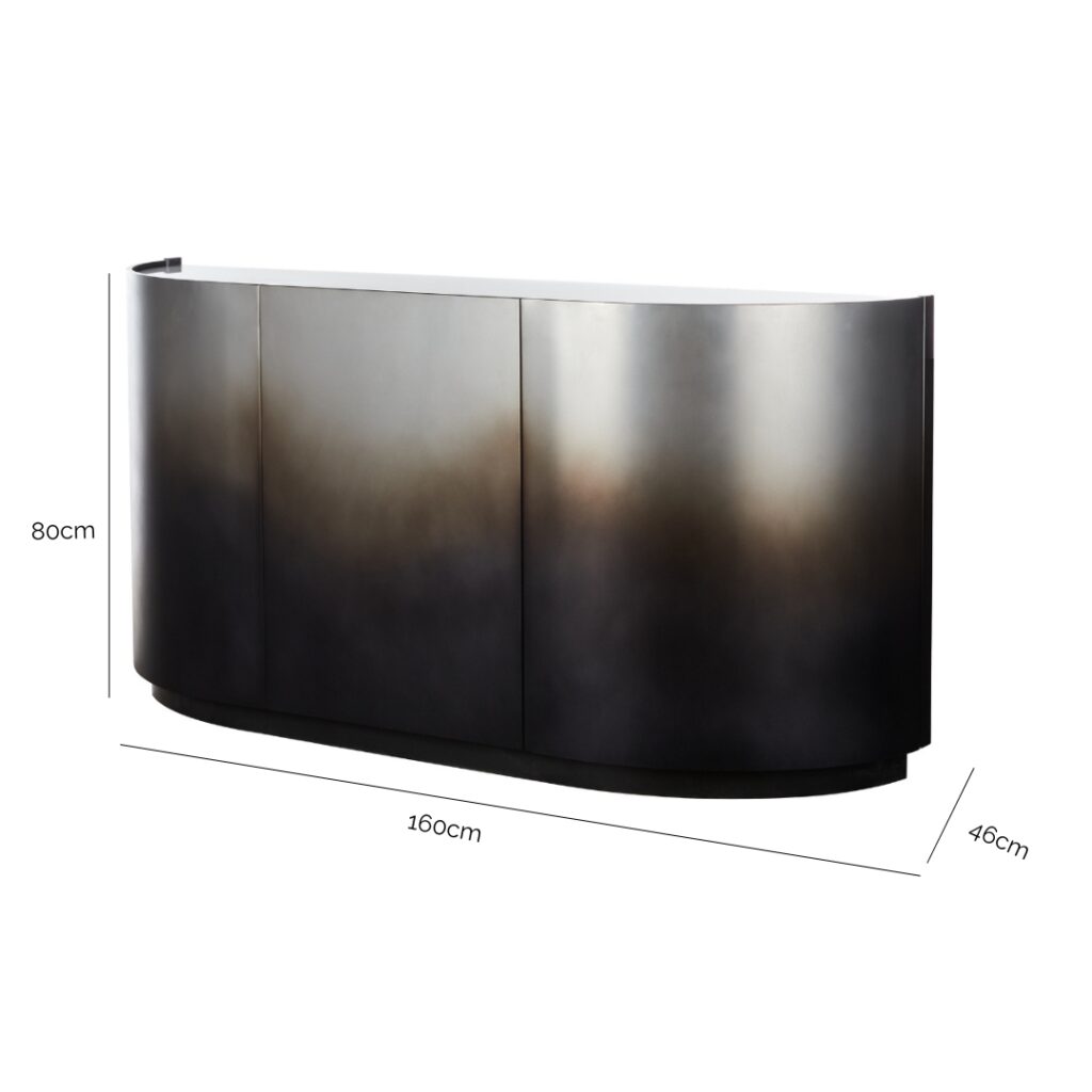 Harper Oxidized Metal Buffet Unit