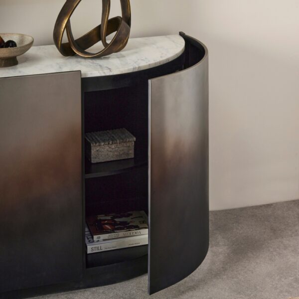 Harper Oxidized Metal Buffet Unit - Black