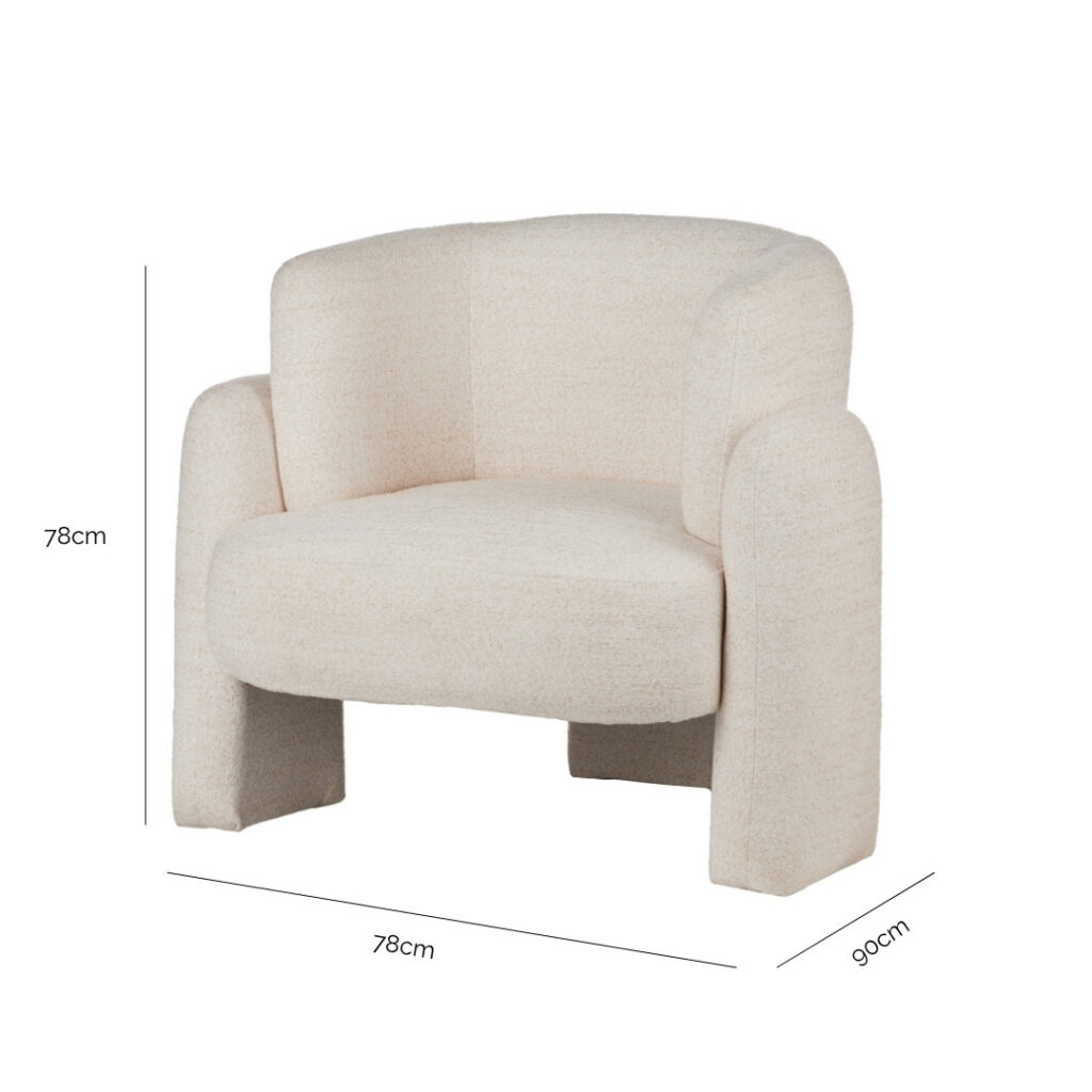 Para Accent Chair Soft Pink