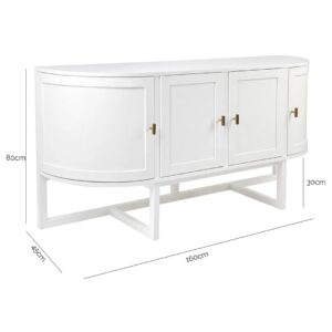 Theodore Buffet dimensions: 160cm width, 45cm depth, and 80cm height