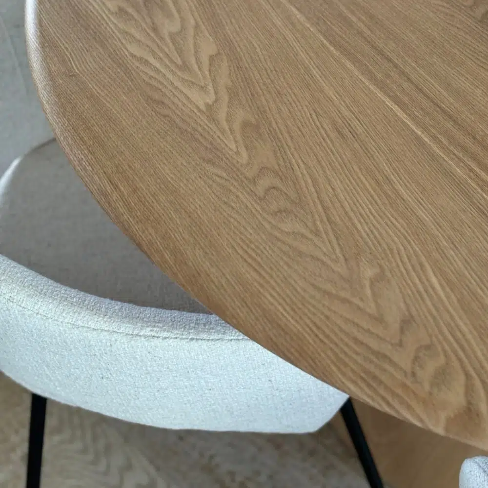 dining table in a modern dining room