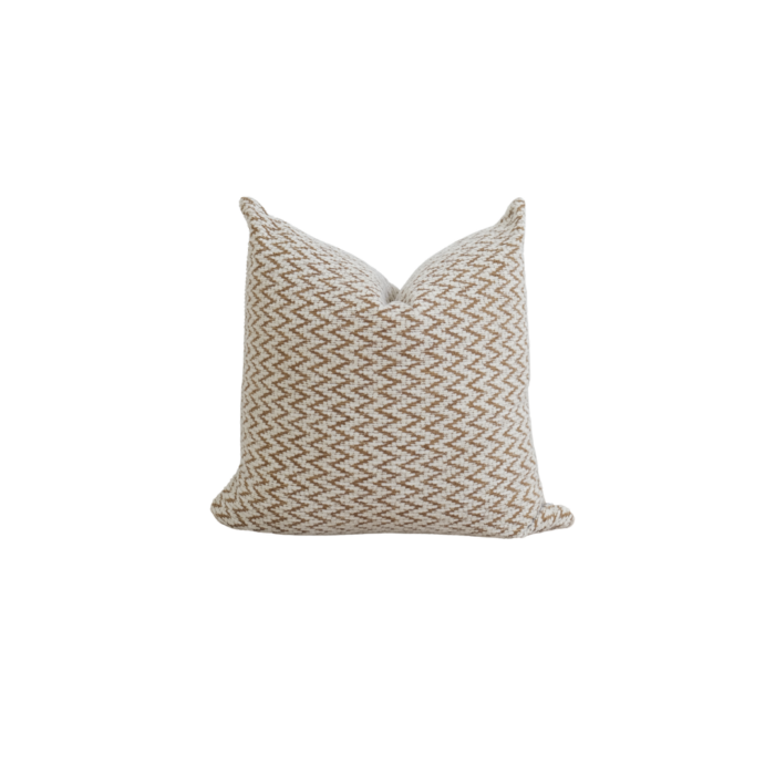 Cooee Cushion 55cm – Coffee / White