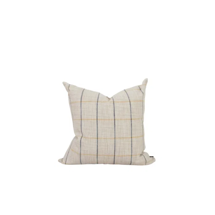 Polo Cushion 55cm – Black Stripe / Natural